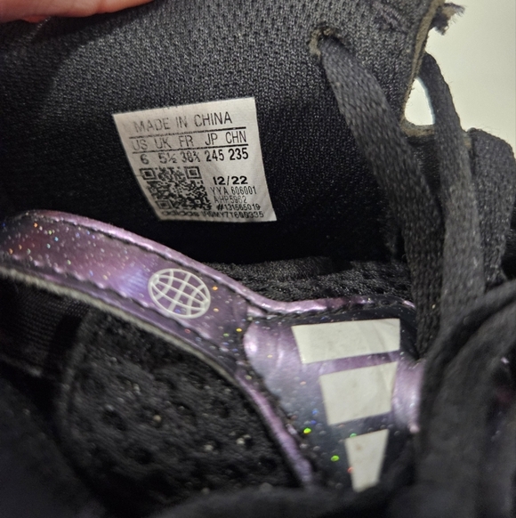 Adidas freak spark MD 23 black Football Cleats. Youth shoes Size 6. - Picture 6 of 6